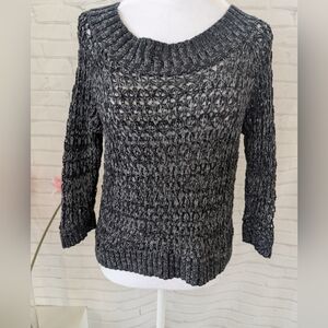 Mudd Charcoal Knit Sweater
